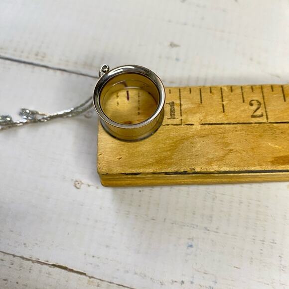 Gauges Expander Double Flared Tunnels With Chain & Clear Crystals Earrings NEW - Picture 6 of 8